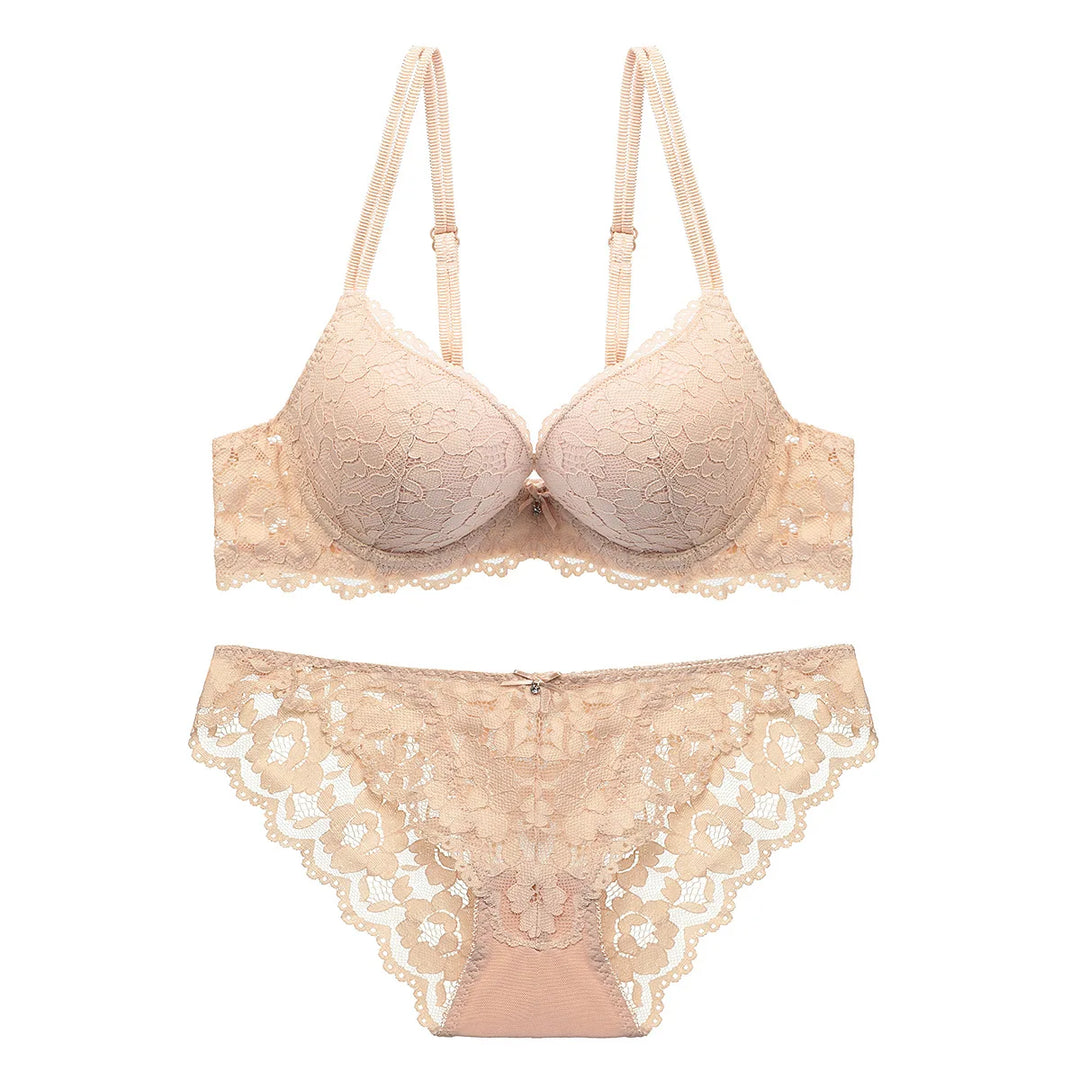 Ensemble de lingerie en dentelle push-up