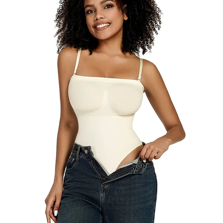 Body sculptant à bretelles amovibles