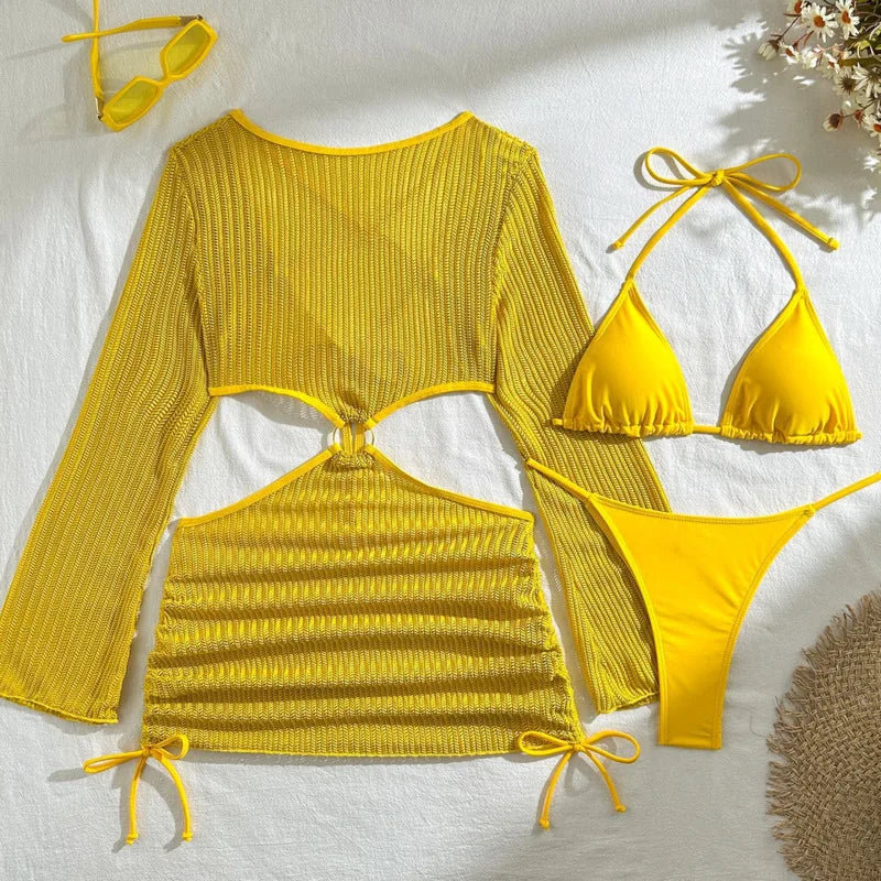 Tenue de plage 3 pièces