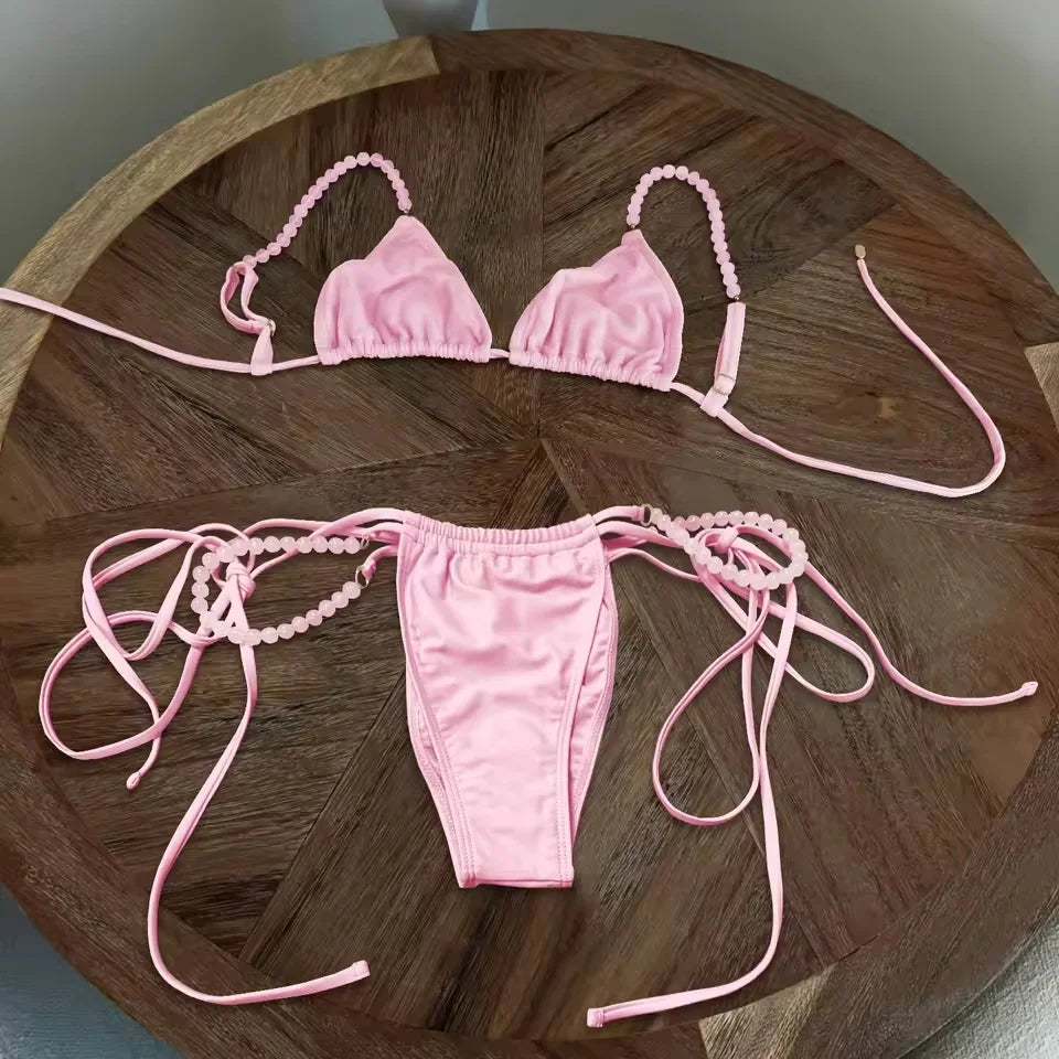 Bikini brésilien à laçages