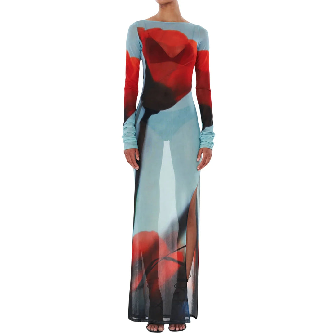 Longue robe de plage