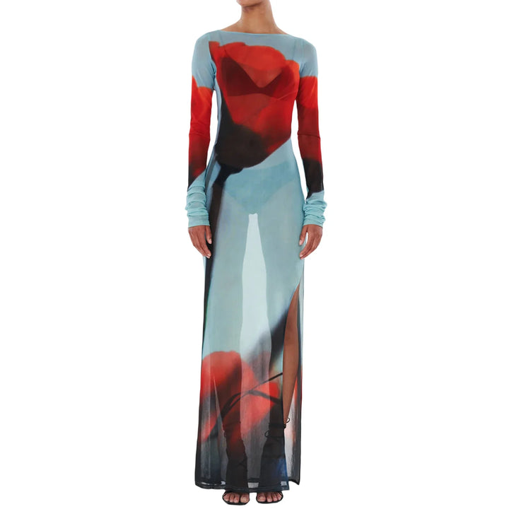 Longue robe de plage