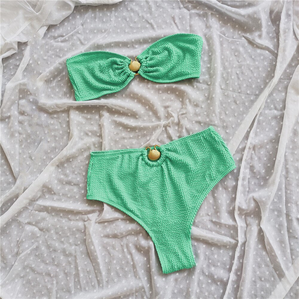 Maillot de bain sans bretelles