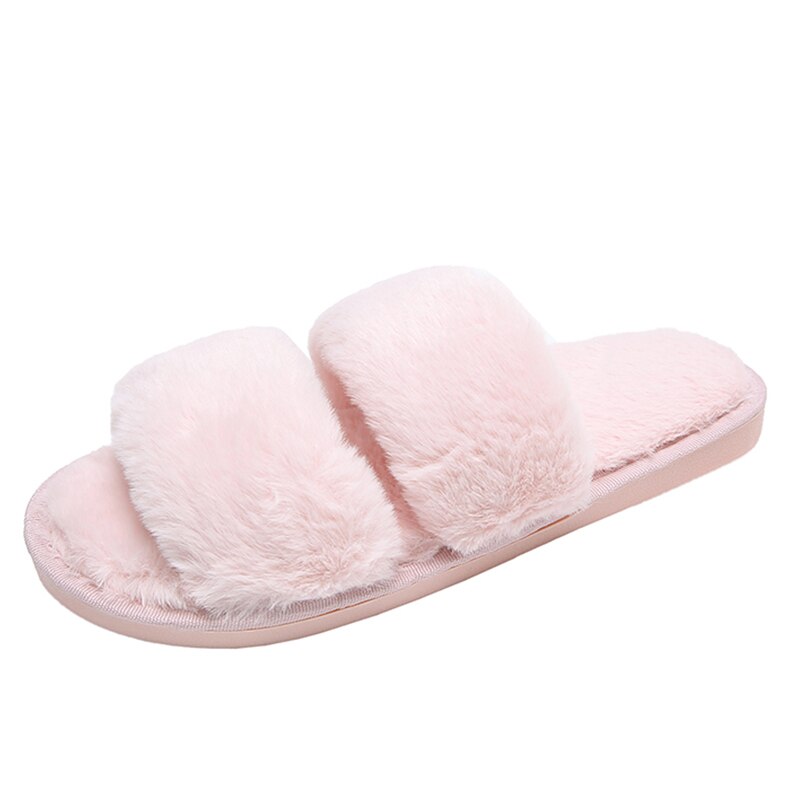 Chaussons en fausse fourrure