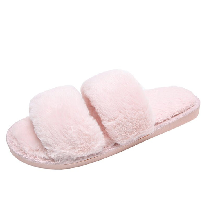 Chaussons en fausse fourrure