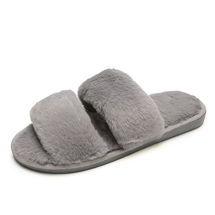 Chaussons en fausse fourrure