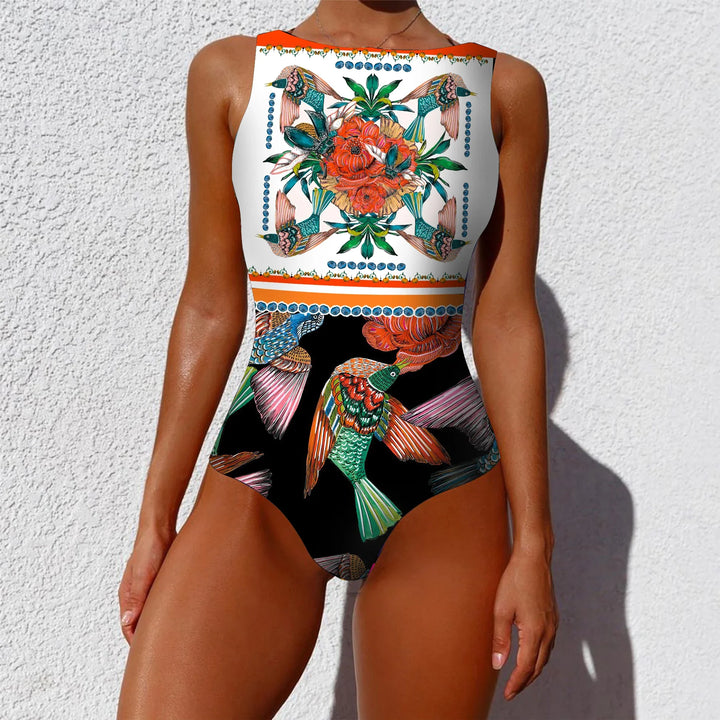 Maillot de bain une pièce imprimé
