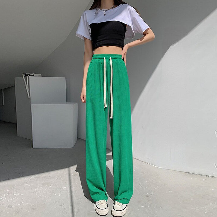 Pantalon ample coupe droite