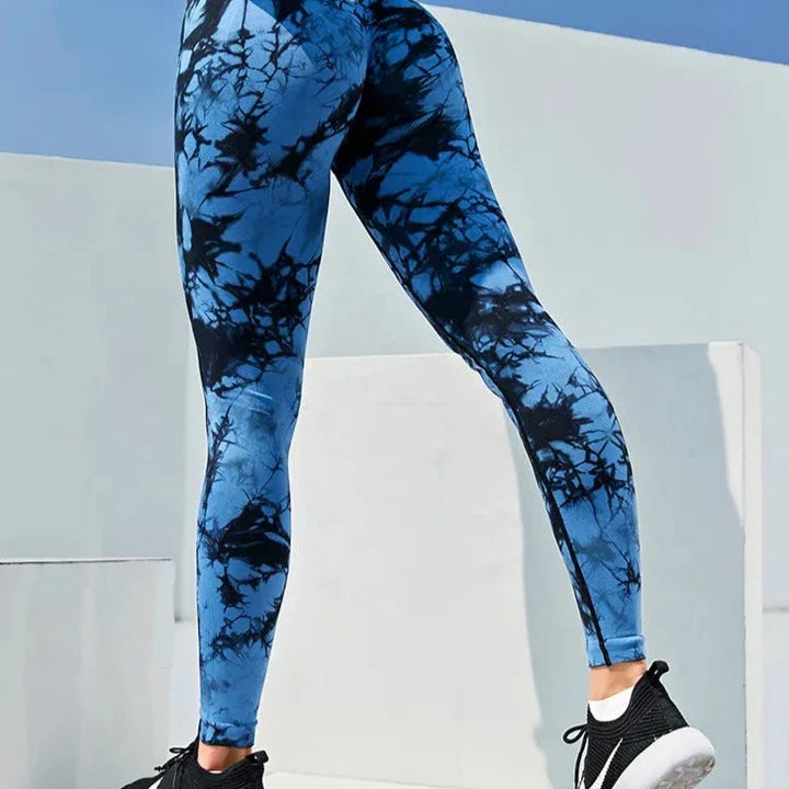 Leggings de sport tie-dye