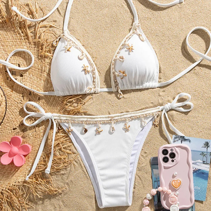 Maillot de bain à coquillages