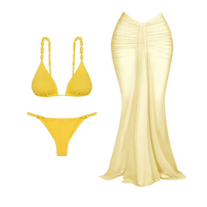 Ensemble de plage avec bikini