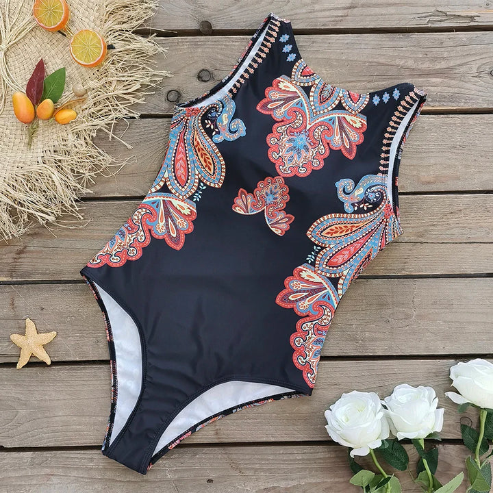 Maillot de bain une pièce imprimé