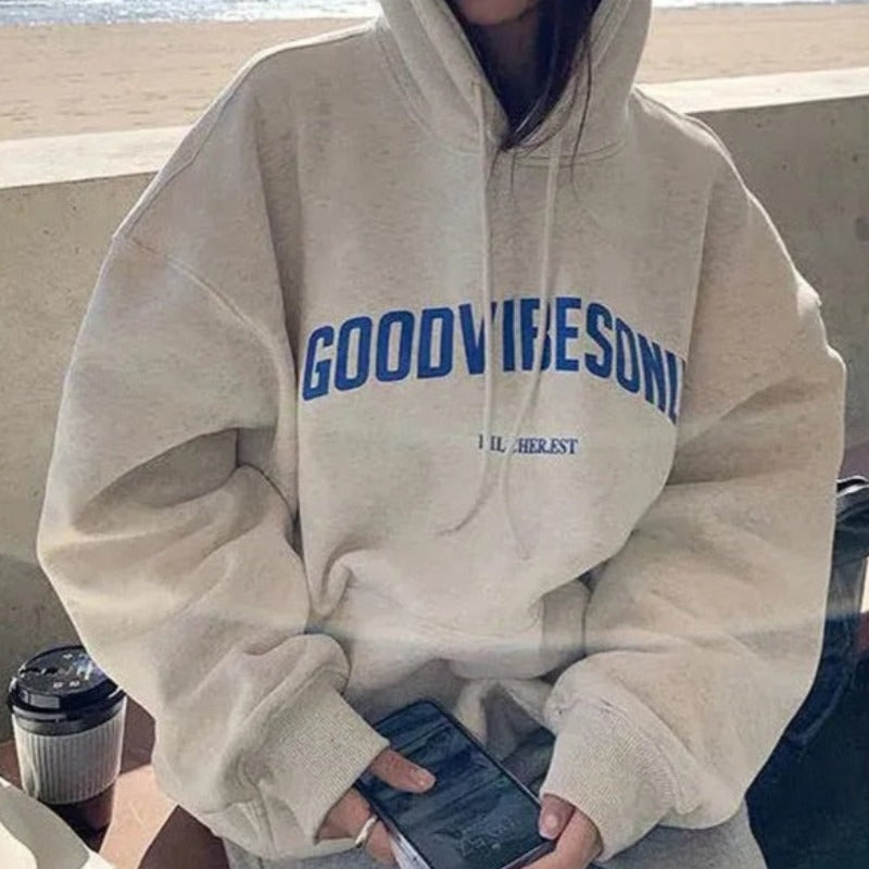 Sweat-shirt oversize à capuche