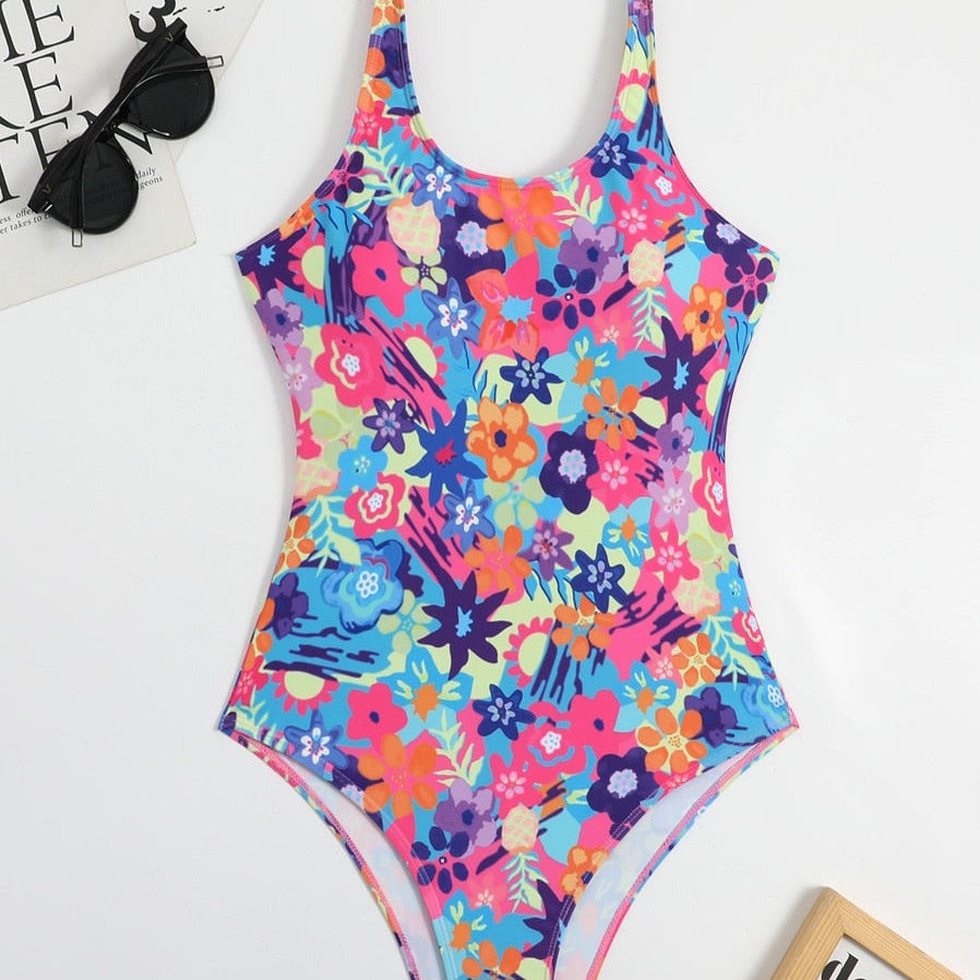 Maillot de bain une pièce coloré