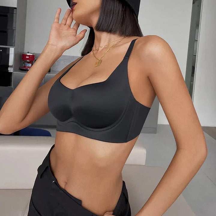 Soutien-gorge push-up sans couture avec maintien souple