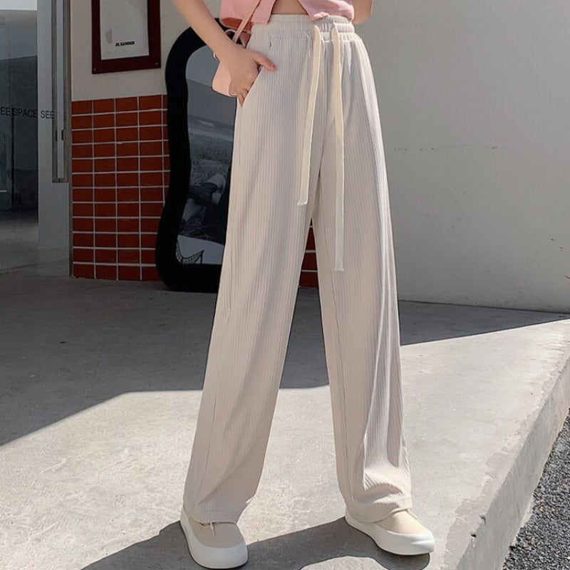 Pantalon ample coupe droite
