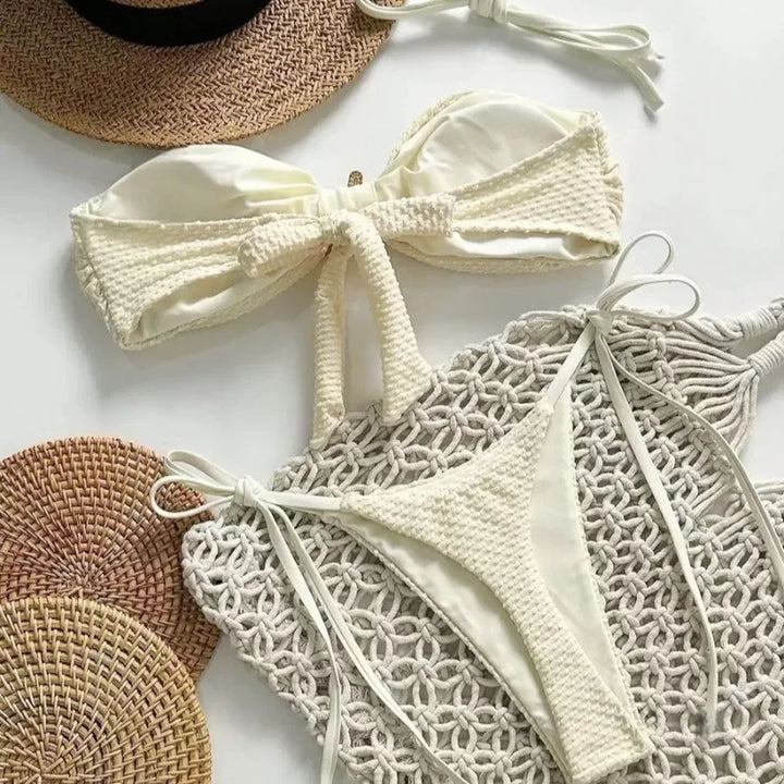 Bikini avec étoile de mer décorative