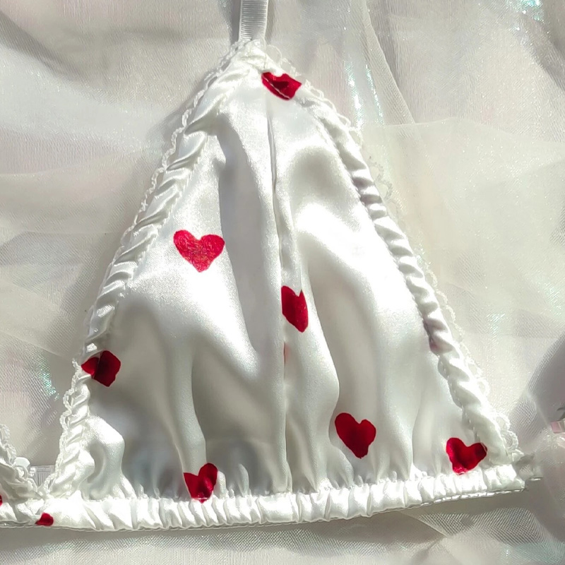 Ensemble de lingerie en satin 2 pièces