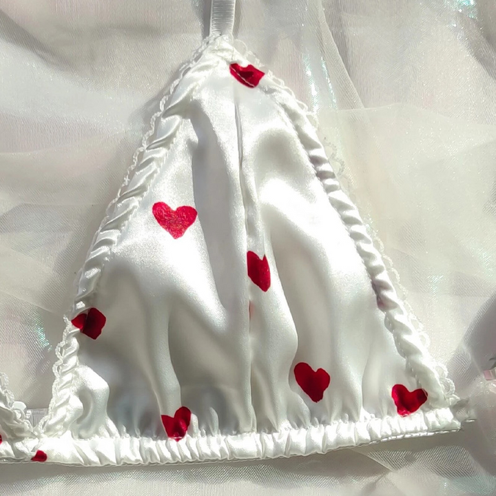 Ensemble de lingerie en satin 2 pièces