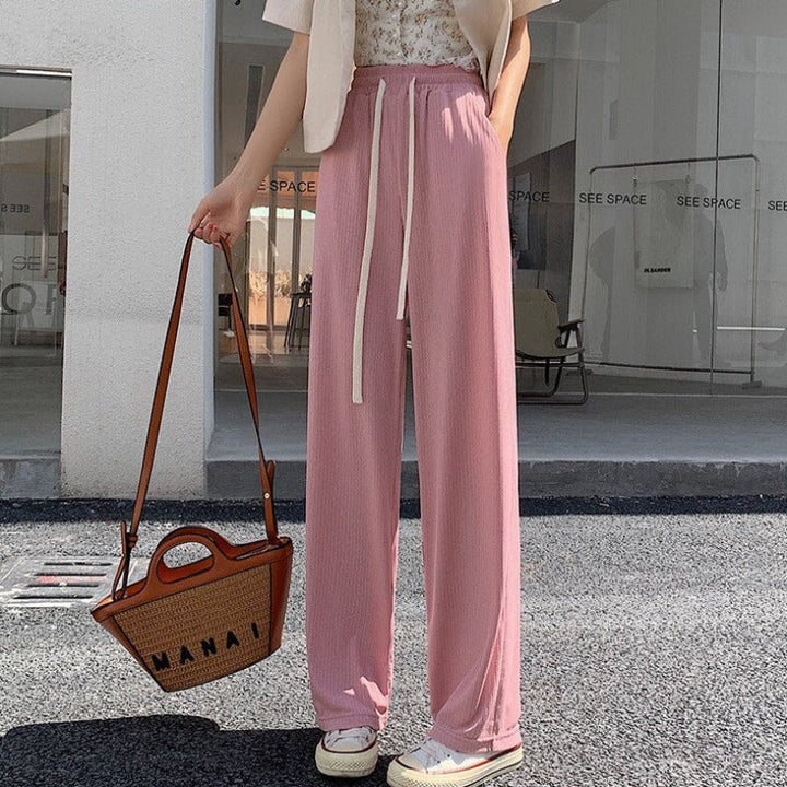 Pantalon ample coupe droite