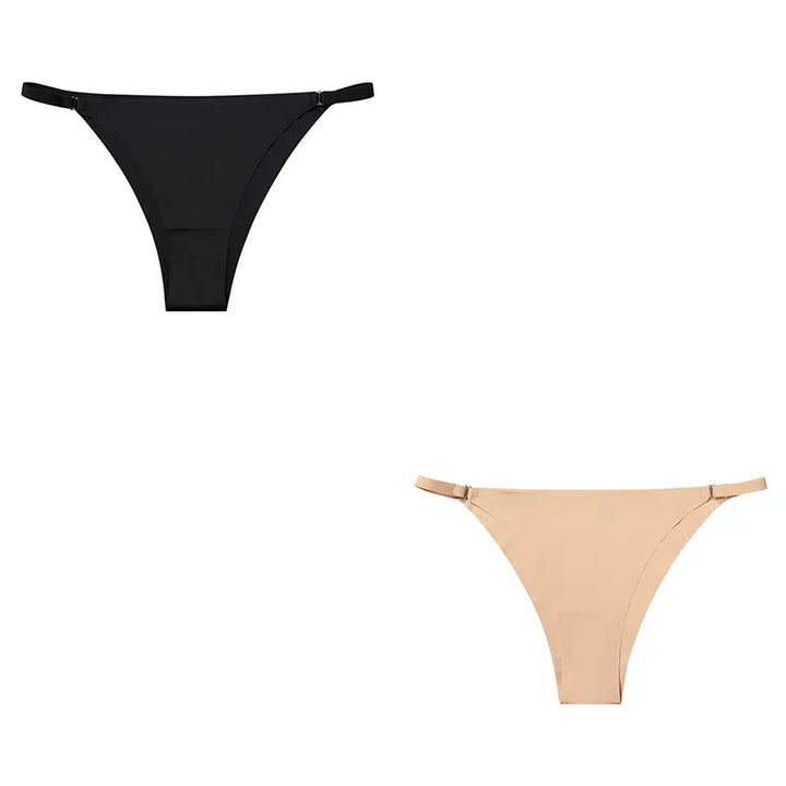Strings unis sans coutures, lot de 2