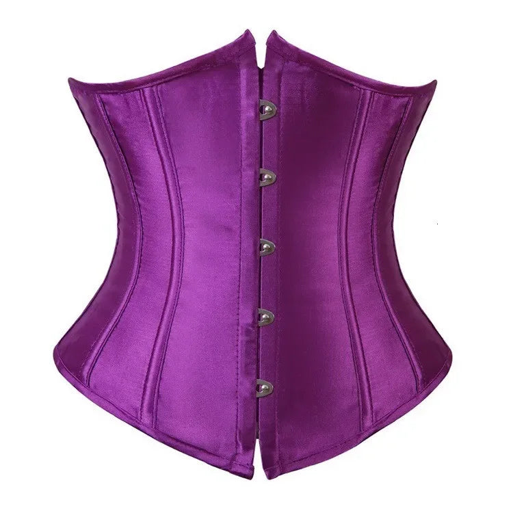 Corset sculptant à fermeture busk traditionnelle et armatures