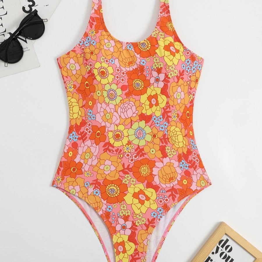 Maillot de bain une pièce coloré