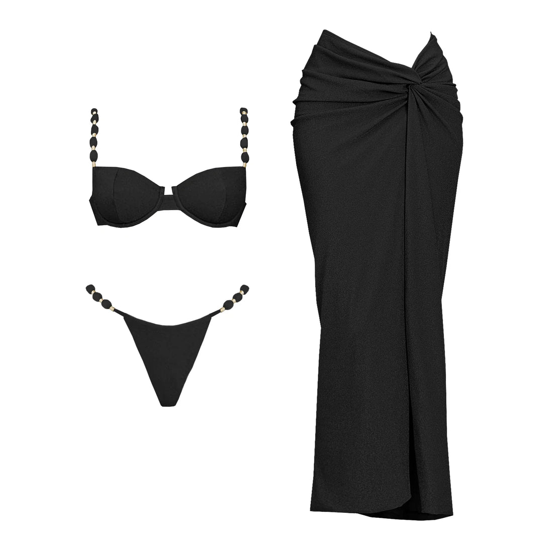 Ensemble de plage avec bikini