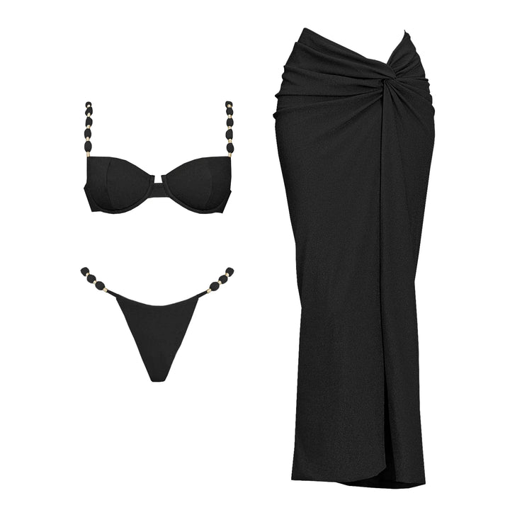 Ensemble de plage avec bikini