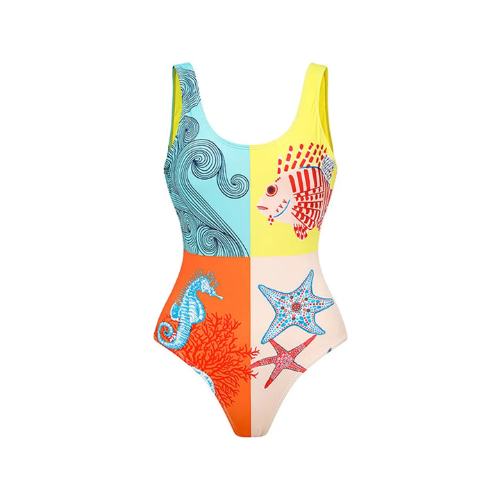 Maillot de bain une pièce imprimé
