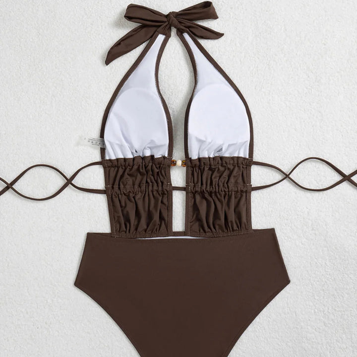 Maillot de bain à fronces