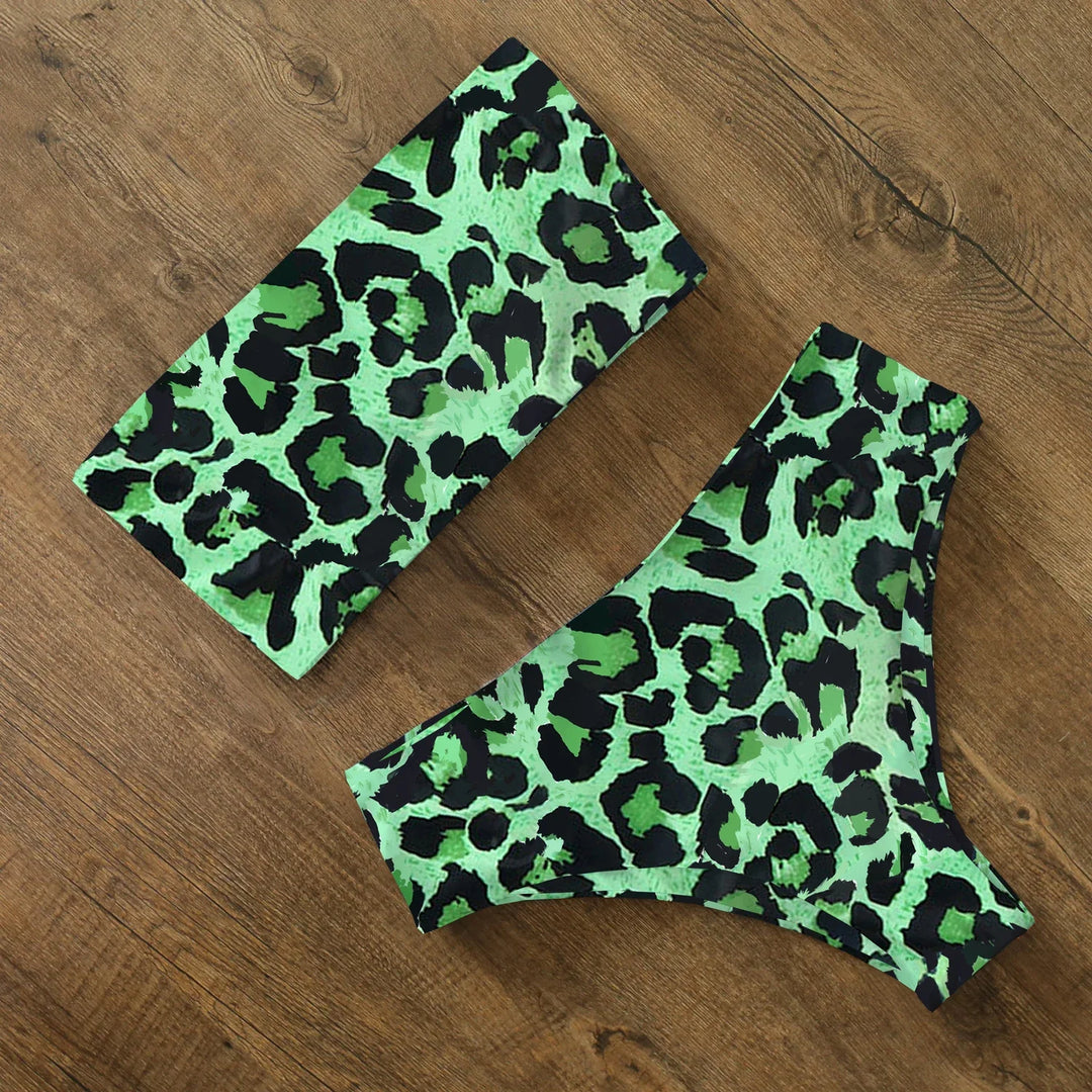 Maillot de bain 2 pièces sans bretelles