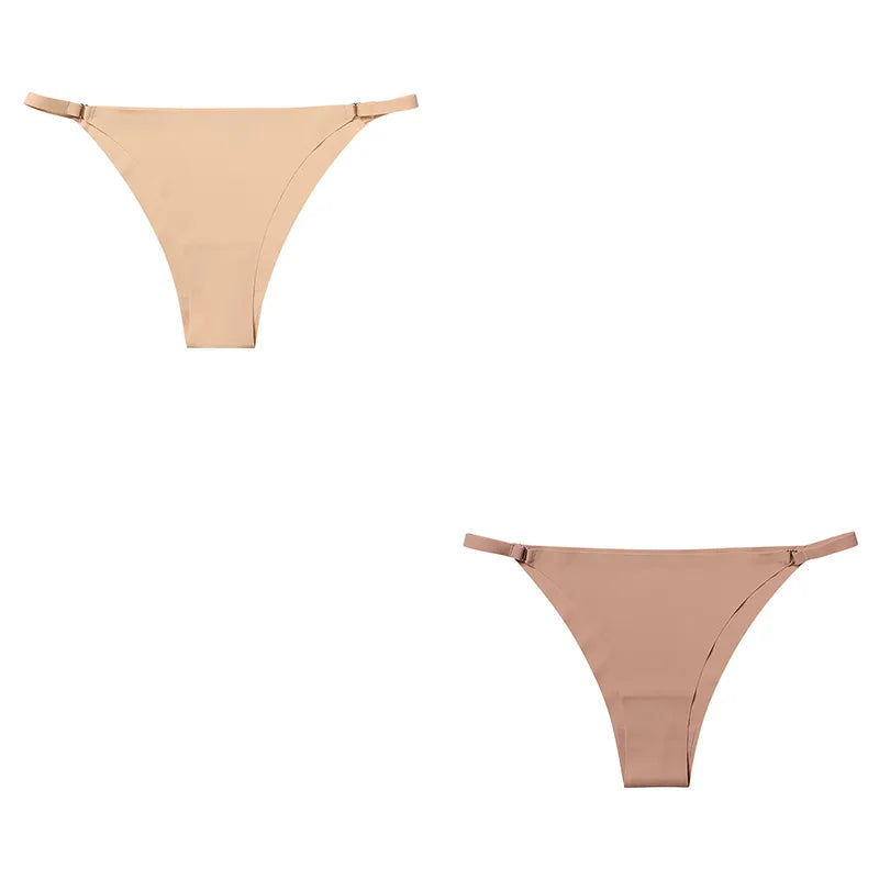 Strings unis sans coutures, lot de 2