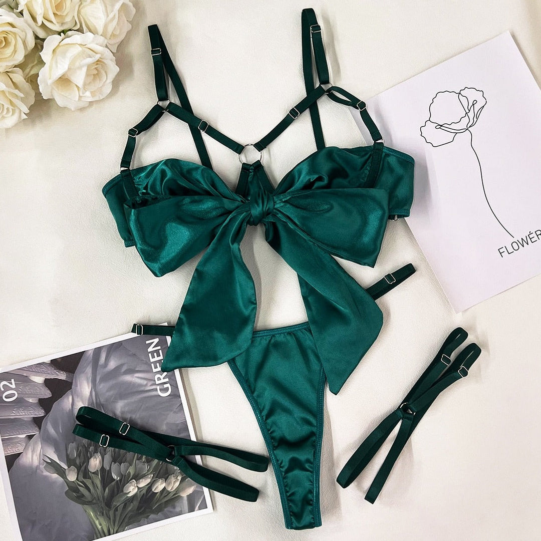 Ensemble de lingerie à nœud