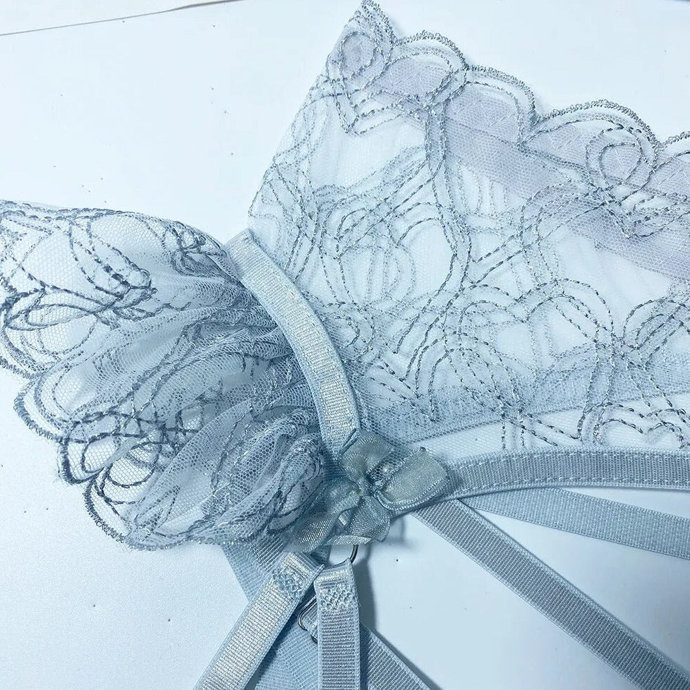 Ensemble de lingerie en dentelle 3 pièces