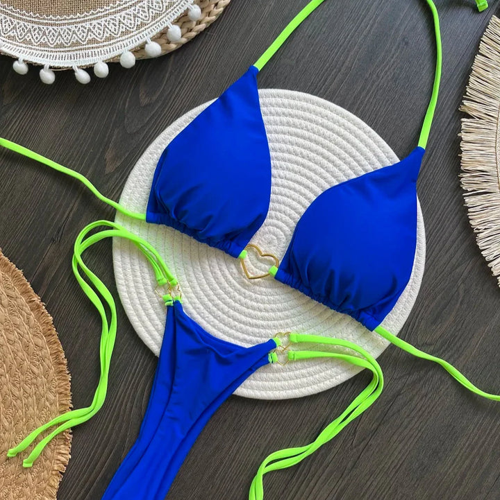 Bikini 2 pièces à laçage