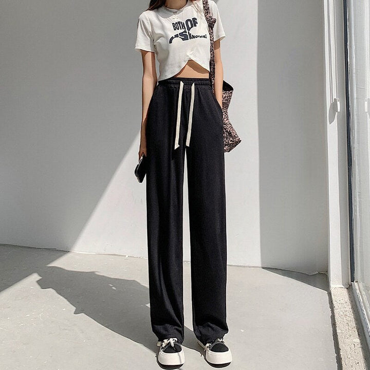 Pantalon ample coupe droite