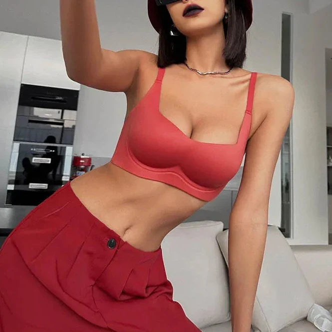 Soutien-gorge push-up sans coutures à maintien souple