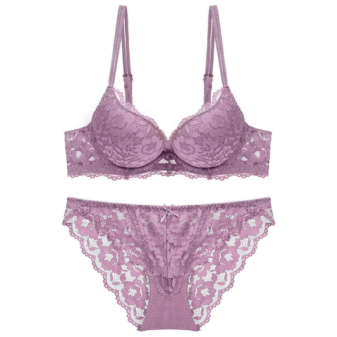 Ensemble de lingerie en dentelle push-up