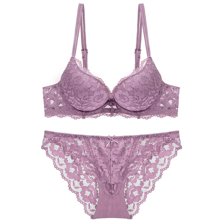 Ensemble de lingerie en dentelle push-up