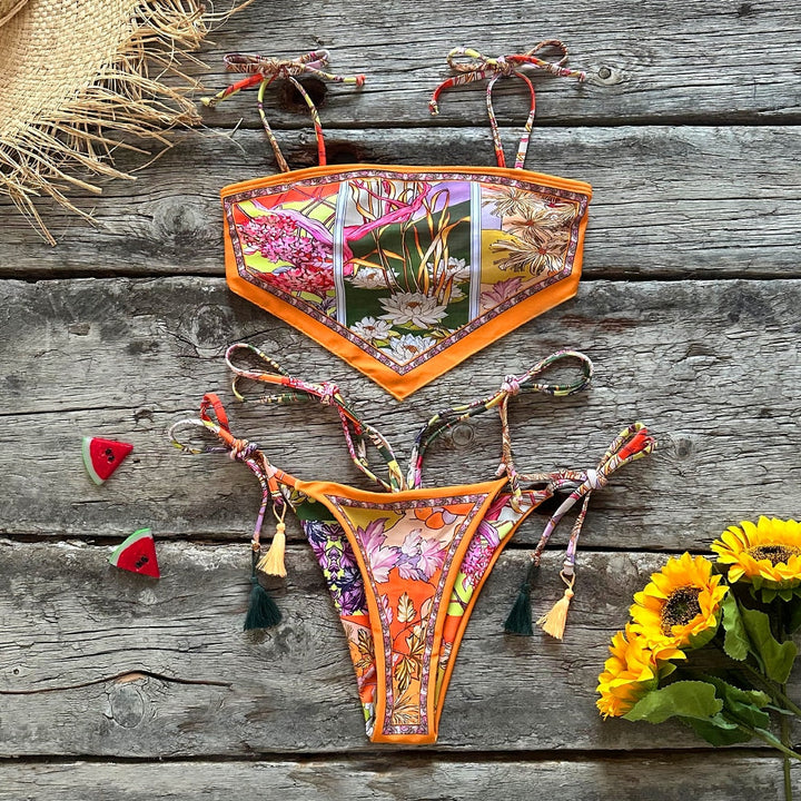 Maillot de bain style bandana