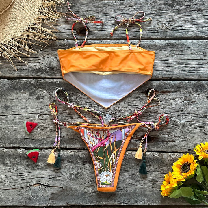 Maillot de bain style bandana