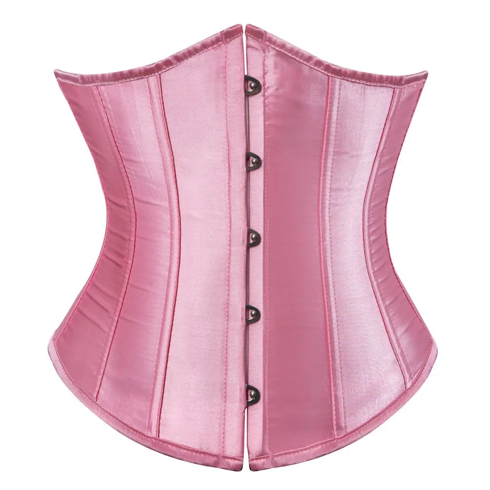 Corset sculptant à fermeture busk traditionnelle et armatures