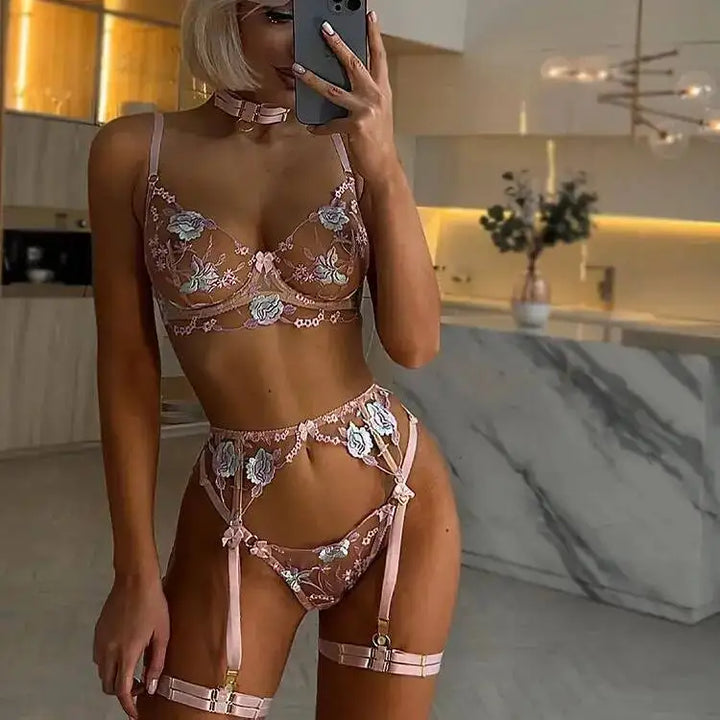 Ensemble de lingerie romantique