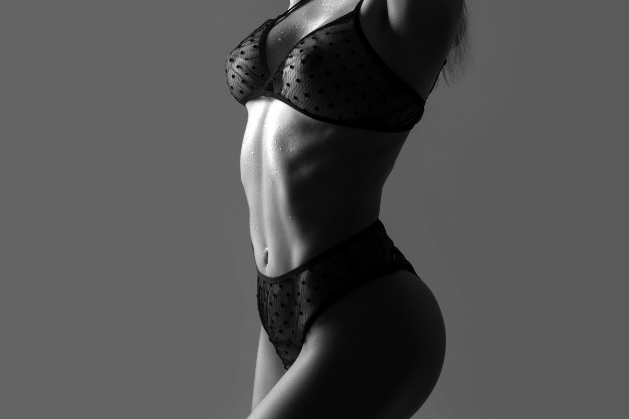 Ensemble de lingerie en dentelle noire