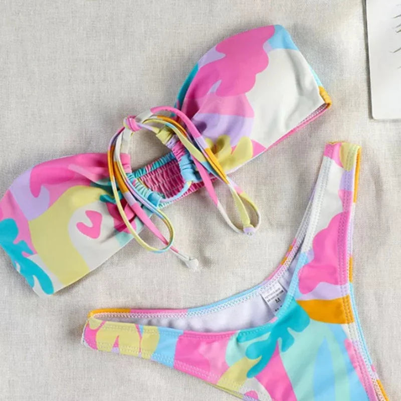 Maillot de bain sans bretelles