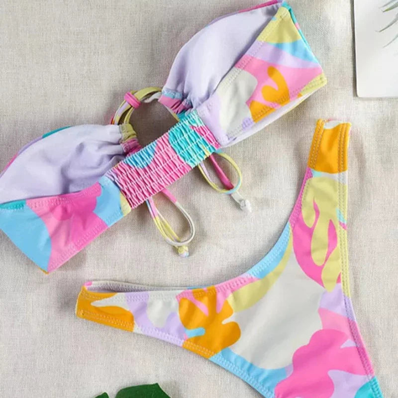 Maillot de bain sans bretelles