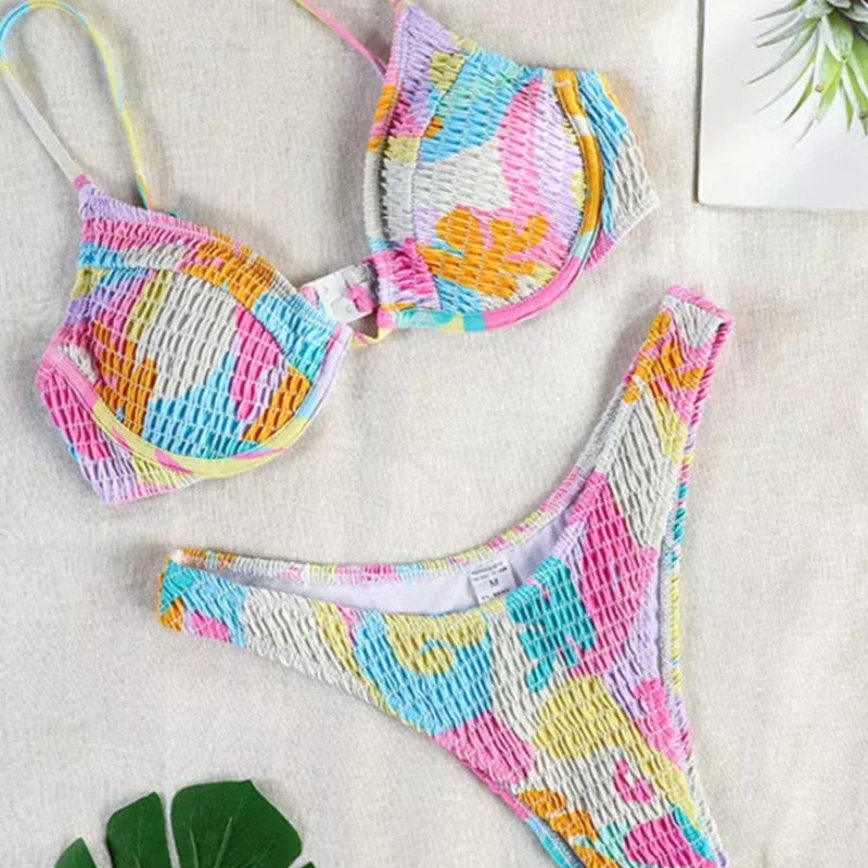 Maillot de bain 2 pièces à armatures