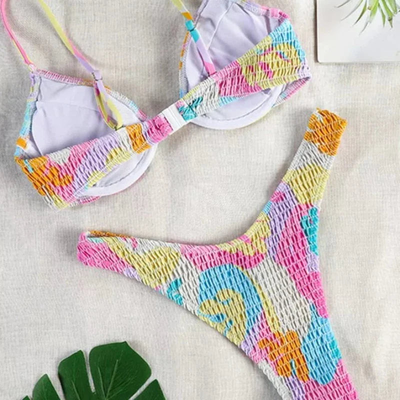 Maillot de bain 2 pièces à armatures