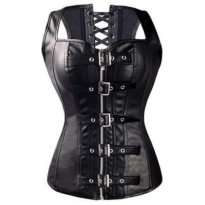 Corset en cuir